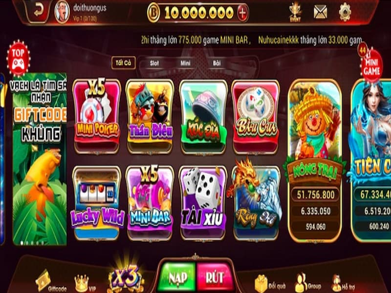 BetHu Club mang đến cho người chơi kho game siêu chất và đa dạng