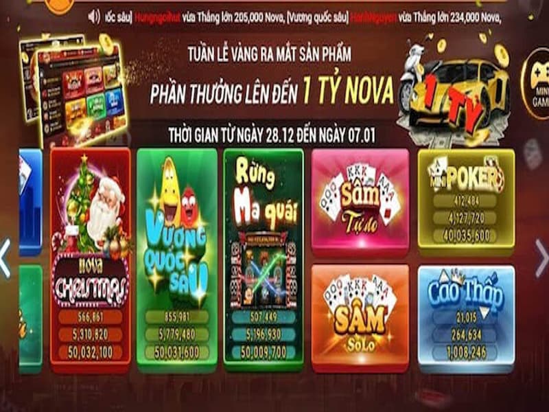 Tận hưởng game chơi đẳng cấp tại Nova Club