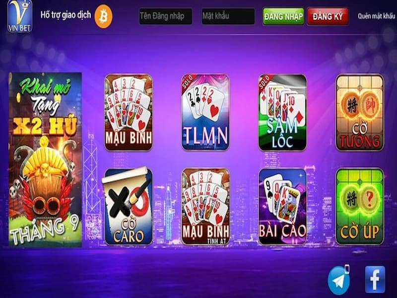 Vin bet Club  mở ra một thế giới game đa dạng cho người chơi